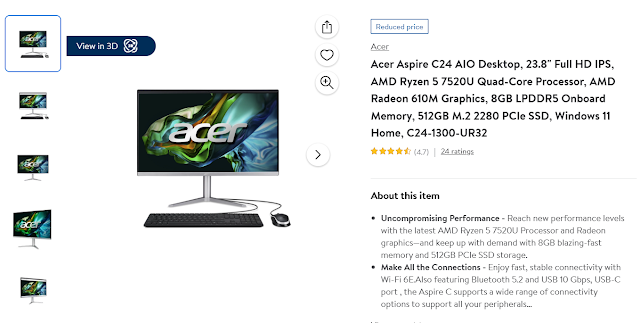 Acer Aspire C24 AIO Desktop Review: A Compact Powerhouse for Everyday Computing